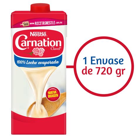 Leche Evaporada Carnation Clavel 720g Justo Súper a Domicilio