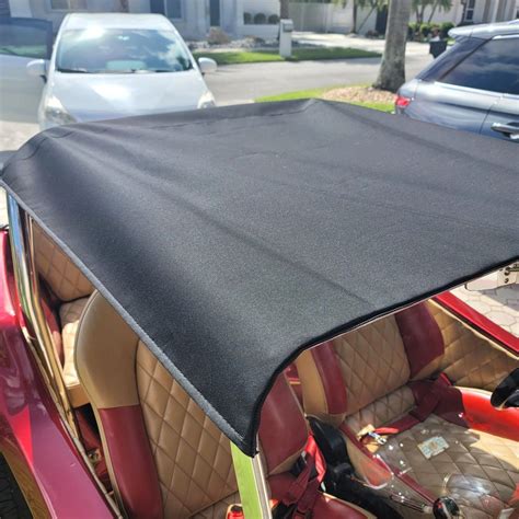 NEW Heavy Docryl Best Fit BLACK Bikini Soft Top Meyers Manx Dune Buggy
