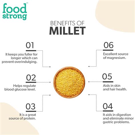 Benefits of Millet | Millet benefits, Millet, Food illustration design