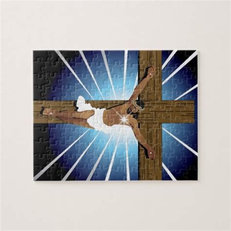 Abstract Jesus Christ Jigsaw Puzzle Zazzle