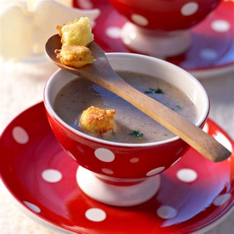 Soupe De Champignons Aux Ravioles Recettes Recept