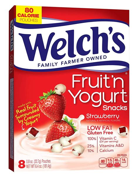 Welch S Fruit N Yogurt Snacks Strawberry 8 Ct