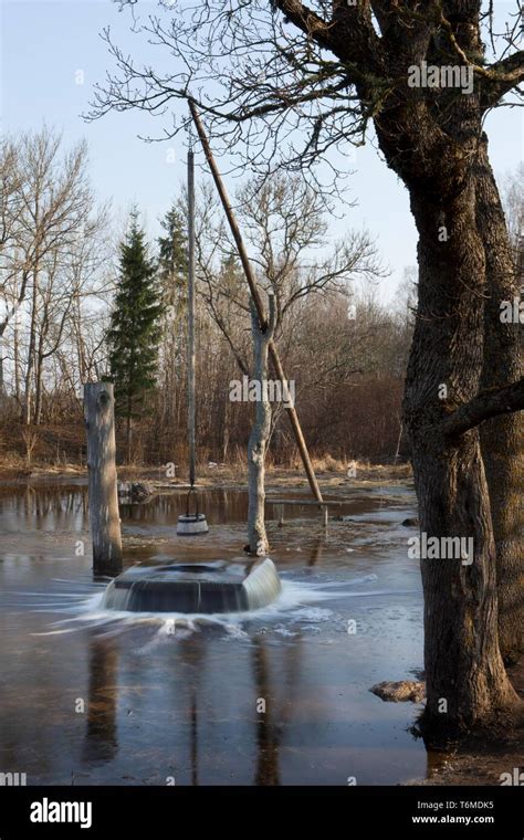 Tuhala Witch Well Stock Photo Alamy