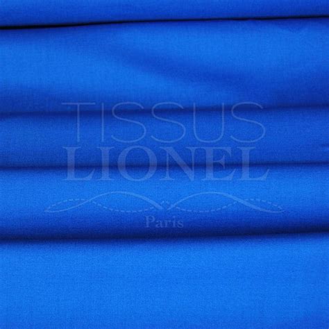 Coton Uni Bleu Royal Vente De Tissus Au M Tre