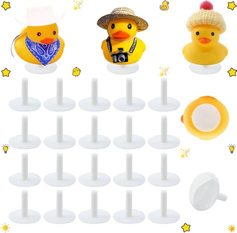 Amazon 20 Pcs Duck Plug Rubber Duck Mount With Double Sided Round