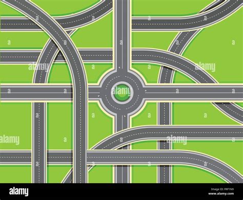 Road Vector Top View