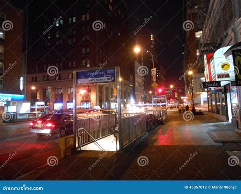 23rd Street Mta Subway And Path Station Editorial Photography Image