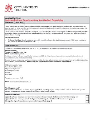 Fillable Online City Ac Independent And Supplementary Non Medical