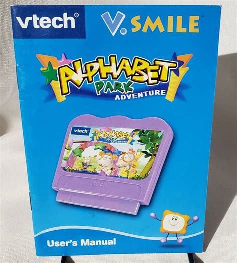 Vtech V Smile Alphabet Park Adventure Instructions Manual Only No Game