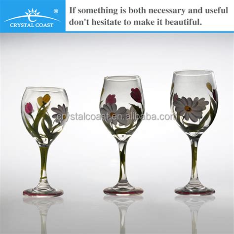 Bohemia Crystal Wine Glass Colored Stem Wine Glass; Wholesale Wine ...