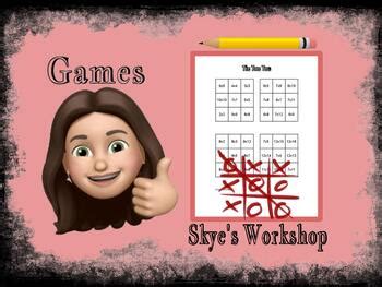 Tic Tac Toe Multiplication 1 Practice Review By Skye S Workshop