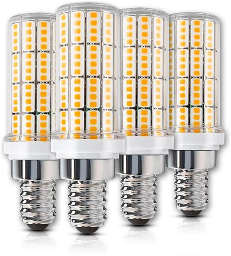 Riuvao E Led Candelabra Light Bulbs W Equivalent Chandelier Bulbs