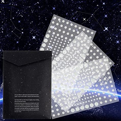 Realistic D Domed Glow In The Dark Stars Dots For Starry Sky