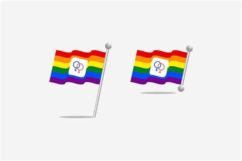 Premium Vector Pride Flags Lgbt Rainbow Logo Design Icon Vector