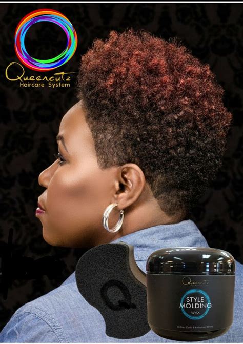 Sponged Natural Style With Queencutz Style Molding Wax And Queencutz Styling Sponge Queencutz