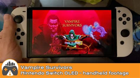 [vampire Survivors] Handheld Footage On Nintendo Switch Oled Youtube