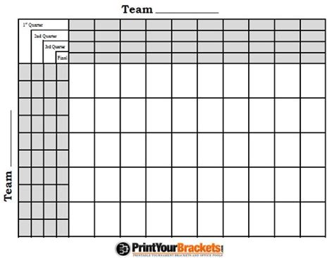 Square Grid Free Printable