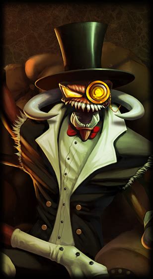 Gentleman Cho Gath Skin League Of Legends Lore Video Price Chromas