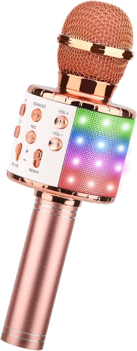 TOSING 008 Microfono Karaoke Bluetooth Wireless Volume Maggiore 10W