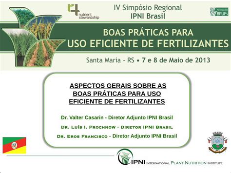 PDF ASPECTOS GERAIS SOBRE AS BOAS PRÁTICAS PARA USO brasil ipni net