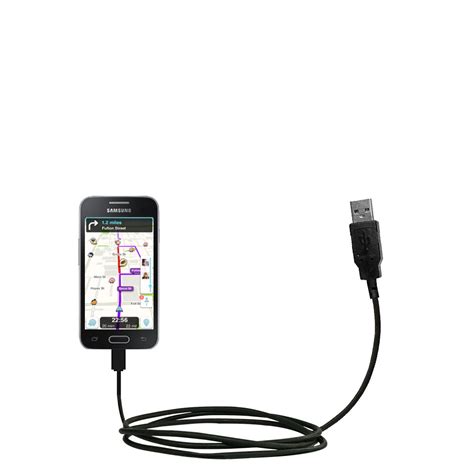 Classic Straight Usb Cable Suitable For The Samsung Galaxy V With Power Hot Sync And Charge