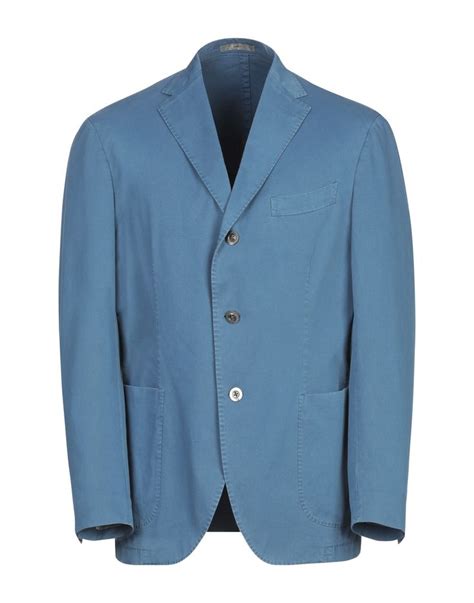 Boglioli Blazer In Pastel Blue Modesens Blazer Boglioli Blazers