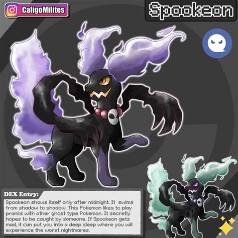 Spookeon - Ghost Type Evolution of Eevee : r/fakemon