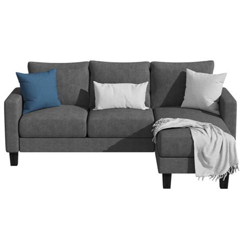 Ebern Designs Raichelle Piece Upholstered Sectional Reviews Wayfair