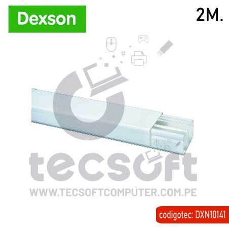 DEXSON DXN10141 CANALETA 40X25 BLANCA S DIV 2 Metros