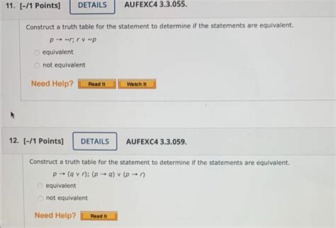 Solved Points Details Aufexc Construct A Chegg