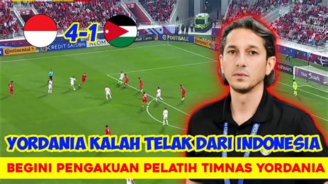 Berita Timnas Hari Ini Indonesia Menang Telak Dari Yordania