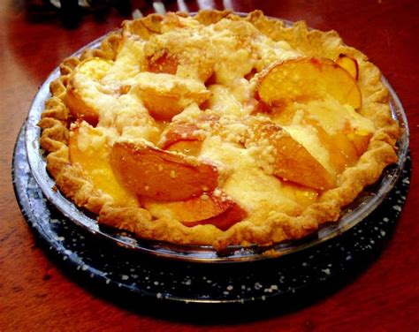 Creme Fraiche Peach Pie Thanks To Martha Stewart We Loved It