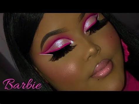 Barbie Pink Cut Crease Makeup Tutorial - YouTube | Barbie makeup, Cut ...