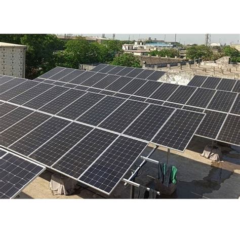 Mounting Structure On Grid Solar Rooftop System For Residential And