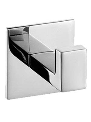 Melairy Self Adhesive 304 Stainless Steel Bathroom Square Towel Hook