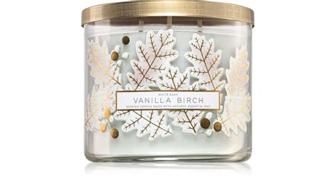 Bath Body Works Vanilla Birch Scented Candle I Notino Co Uk