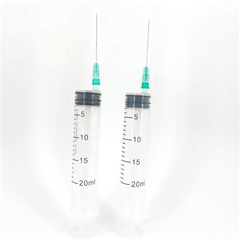 Ml Eo Sterile Medical Plastic Disposable Syringe With Needle Ce Iso