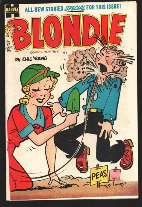 Blondie 67 1954 Harvey Dagwood Appears Chic Youngs Famous Comic Fn