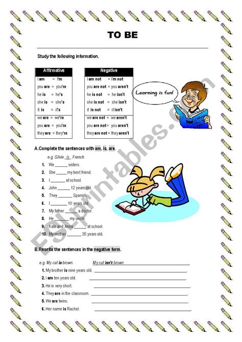 Verb ´to Be´ And ´have Got´ Esl Worksheet By Claudiaabreu