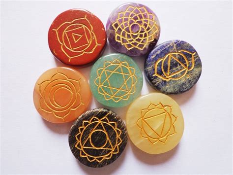 Yellow Agate Seven Chakra Round Reiki Set For Healing At Rs 450 Set In