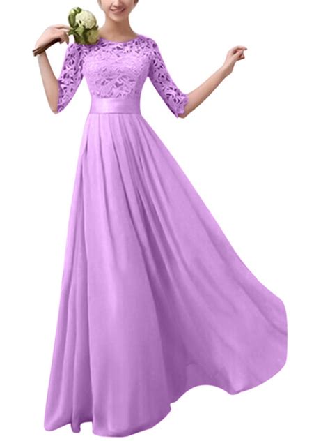 Sexy Dance - Lace Evening Gowns for Women Long Maxi Formal Wedding ...