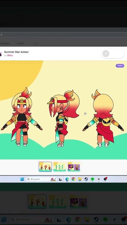 Skins Finalistas Del Supercellmake De Brawl Stars Skins De Amber