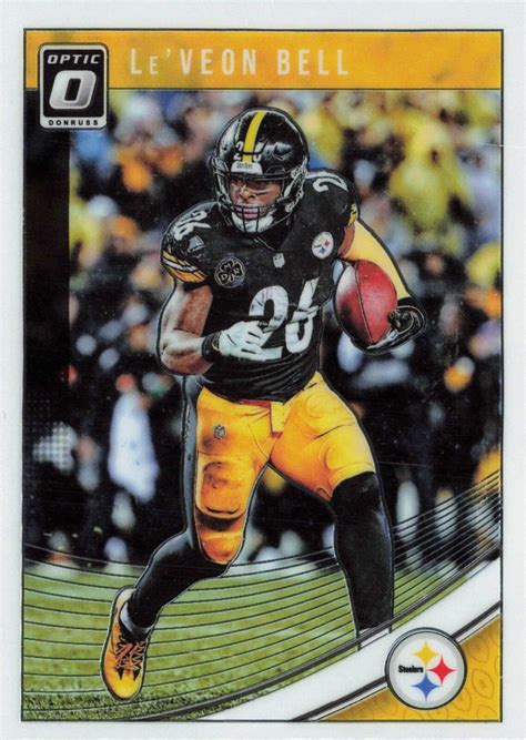 Le Veon Bell Donruss Optic Pittsburgh Steelers Ebay