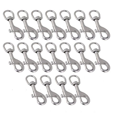 Pcs Stainless Steel Length Mm Swivel Eye Bolt Snap Hook Round