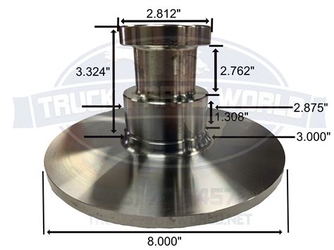 Automann Weld-On 2″ Kingpin for Fifth 5th Wheel Trailer with 3/8 ...