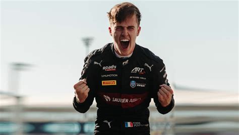 Vor Vesti Pourchaire krönt sich zum neuen Formel 2 Champion krone at