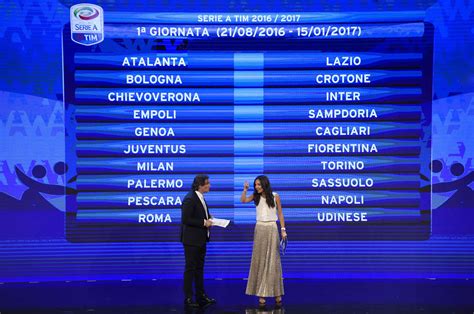 Calendario Completo Serie A Tutte Le Giornate E Le Partite