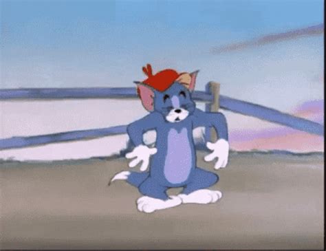 Tom And Jerry Shrug By MOODMAN Find Share On GIPHY Mickey Mouse