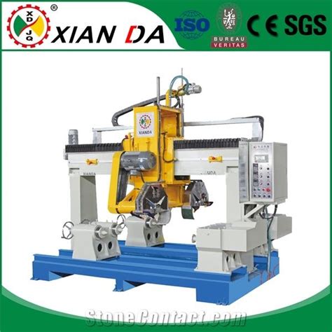 Stone Lathe Machine Granite Marble Special Shape Profiling for Baluster Balustrade Pillar ...