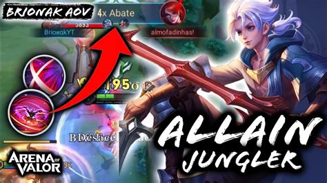 Allain Gameplay Allain Jg Muito Forte Arena Of Valor Ring Of Valor